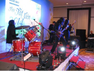 THE RHYTHM NATION Band at RAMANA Hotel 10.2.2015